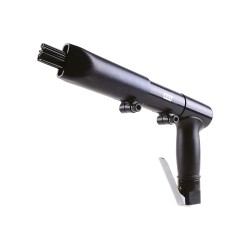 Dérouilleur à aiguilles pneumatique type pistolet – 19 aiguilles – usage intensif – 3700 coups/min – 330 mm – 2.8 kg