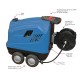 Nettoyeur HP eau chaude 380V – 200 bar – 15 l/min – avec enrouleur 20 m et lance turbo – usage intensif – Total Stop