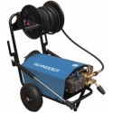 Nettoyeur HP 380V 150 bar 21 l/min – Moteur 7,5CV, enrouleur 20m, lance turbo, pompe radiale pro