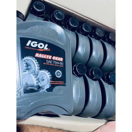 Huile Boite de vitesse Igol Rallye Gear 75W-80W