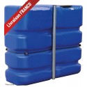 Cuve de stockage AdBlue® PEHD 2000L simple paroi bleue avec jauge – idéale pour stockage intérieur - LIVRAISON GRATUITE
