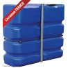 Cuve de stockage AdBlue® PEHD 2000L simple paroi bleue avec jauge – idéale pour stockage intérieur - LIVRAISON GRATUITE