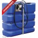 Cuve de stockage PEHD 2000L pour Adblue avec pompe et pistolet automatique