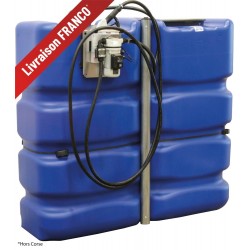 Cuve de stockage AdBlue® PEHD 2000L simple paroi avec pompe PIUSI 230V, pistolet automatique - LIVRAISON OFFERTE