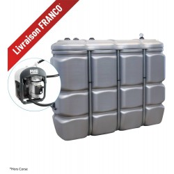 Cuve de stockage AdBlue® 2000L double paroi PEHD avec pompe 230V Piusi, pistolet manuel et kit complet – LIVRAISON GRATUITE