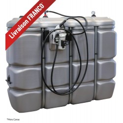Cuve AdBlue® 2000L double paroi PEHD avec pompe 230V Piusi, pistolet automatique - LIVRAISON OFFERTE - CUVE GARANTIE 15 ANS