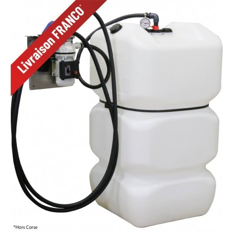 Cuve de stockage PEHD pour Adblue simple paroi 600l avec kit station