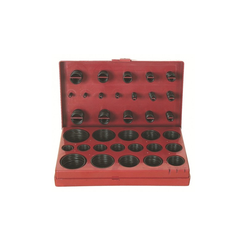 225pcs Caoutchouc O-ring Assortiment Joint torique, Kit 18 Tailles