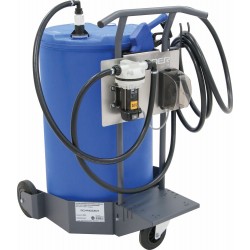Kit mobile AdBlue® pour fût 200L avec pompe électrique 20V – sans batterie ni chargeur – chariot robuste - LIVRAISON GRATUITE