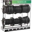Présentoir de 6 bobines de durites en nitrile toilées intérieur/extérieur – Ø 3,2 à 10 mm – usage pro - LIVRAISON OFFERTE