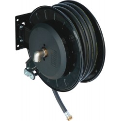 Enrouleur automatique fixe pour gasoil 8m – tuyau Ø25mm avec raccord tournant – structure acier - LIVRAISON GRATUITE