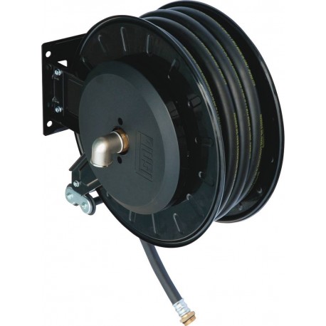 Enrouleur automatique fixe pour gasoil 8m – tuyau Ø25mm avec raccord tournant – structure acier - LIVRAISON GRATUITE