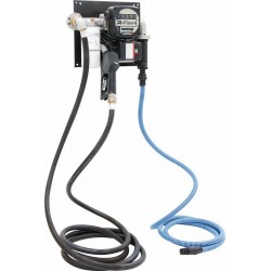 Station murale gasoil 230V 60 l/min avec pompe auto-amorçante, filtre à eau, volucompteur mécanique - LIVRAISON OFFERTE