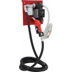 Pompe gasoil murale 230V 100 l/min avec volucompteur digital et pistolet automatique – Station pré-montée - LIVRAISON OFFERTE