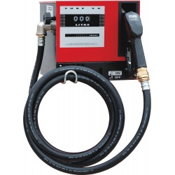 Pompe à gasoil carrossée 230V 70 l/min avec pistolet automatique, volucompteur mécanique – LIVRAISON OFFERTE