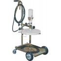 Pompe graisse pneumatique 50:1 pour fût 50/60kg avec pistolet, tuyau 10m – débit 600 g/min
