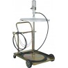 Ensemble pompe graisse pneumatique 200kg 50:1 avec pistolet, tuyau 4m et chariot à 4 roues – débit 600g/min - LIVRAISON GRATUITE