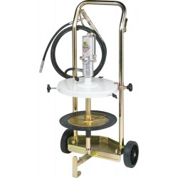 Ensemble pompe graisse pneumatique 50:1 pour fût 12/30kg avec pistolet, tuyau 4m – débit 1500 g/min - LIVRAISON OFFERTE