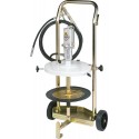 Ensemble pompe graisse pneumatique 50:1 pour fût 12/30kg avec pistolet, tuyau 4m – débit 1500 g/min - LIVRAISON OFFERTE