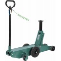 Cric rouleur oléopneumatique 10T – LIVRAISON OFFERTE - Hauteur 150 à 580 mm, long châssis 1,38 m, pompe silencieuse