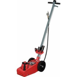 Cric rouleur hydropneumatique 22T – LIVRAISON OFFERTE - Hauteur 225 à 452 mm, 3 rallonges, manche long 1165 mm