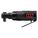 Mini cliquet pneumatique 3/8" (54 Nm) – Longueur 134 mm – Compact et puissant – Échappement arrière – 300 tr/min – M7