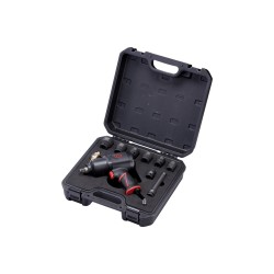 Coffret douilles à chocs 1/2" métriques avec accessoires – 11 pièces – 13 à 27 mm – 1152 Nm – avec plateau EVA et coffret ABS