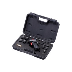 Coffret douilles à chocs métriques 1/2" avec accessoires – 11 pièces – avec coffret ABS et mousse EVA – M7 Mighty Seven