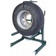 Chariot 2 rouleaux pour roues camions et bus – Commande à pédale, bras ajustables, roues Ø 260 à 1320mm, capacité 500kg