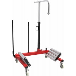 Porte-roues hydraulique mobile 1,5T pour tracteurs, camions et TP – roues Ø1 à 2m, largeur 160 à 810mm, vérin intégré