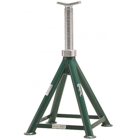 Chandelle à vis 12T avec selle massive – Hauteur réglable 475 à 725 mm – Base large 395 mm – Structure acier haute résistance
