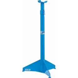 Chandelle à goupille 1T avec embase soudée – Réglable de 1120 à 1885 mm – Structure acier pour charges légères