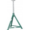 Chandelle à goupille 12 tonnes – Hauteur réglable de 500 à 770 mm – Pour utilitaires, poids lourds, camions et remorques