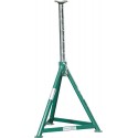 Chandelle à goupille 2 tonnes en acier – Réglable de 505 à 755 mm – 5 positions de hauteur – Sécurité atelier ou garage