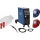 Lot complet poste à souder inverter MIG Fusion 200LW 230V avec 2 cagoules automatiques, gants, tablier cuir