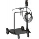 Ensemble pneumatique 3:1 pour huile – pistolet manuel, chariot 4 roues, tuyau 5 m, pompe air 240 l/min - LIVRAISON OFFERTE