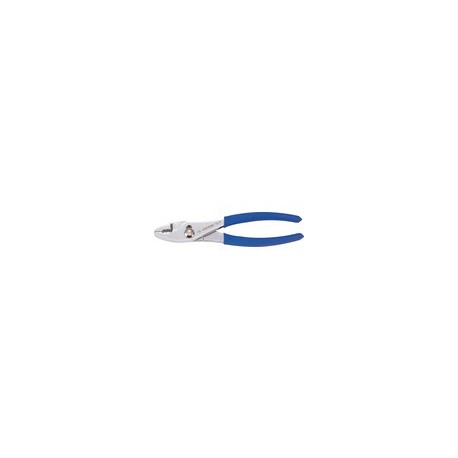 Pince Motoriste King Tony 646308 200 Mm - Acier Forgé, Chromée, 2 Positions, Poignée PVC, Serre-tube Intégré