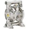 Pompe à membrane pneumatique 1:1 – Débit 70 l/min, eau, gasoil, corps aluminium, entrée F3/8", fluide F3/4" - LIVRAISON OFFERTE