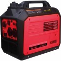 Groupe électrogène Inverter, carburant essence 2000 W avec moteur 4 temps OHV, mode Éco, sortie USB et autonomie 7 heures