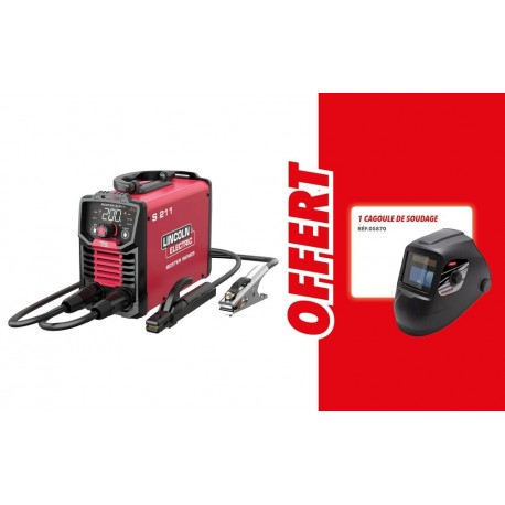Poste à souder Inverter LINCOLN Bester SERIES 200A – MMA/TIG au contact – Compact, synergique, 230V