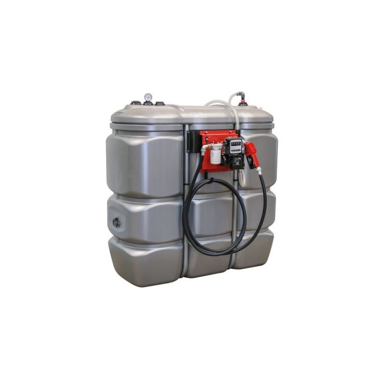 Cuve de stockage gasoil PEHD dp 1500L avec pompe