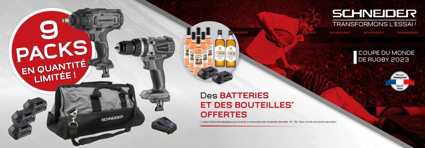 Promo Schneider - 9 Pack en quantité limitée